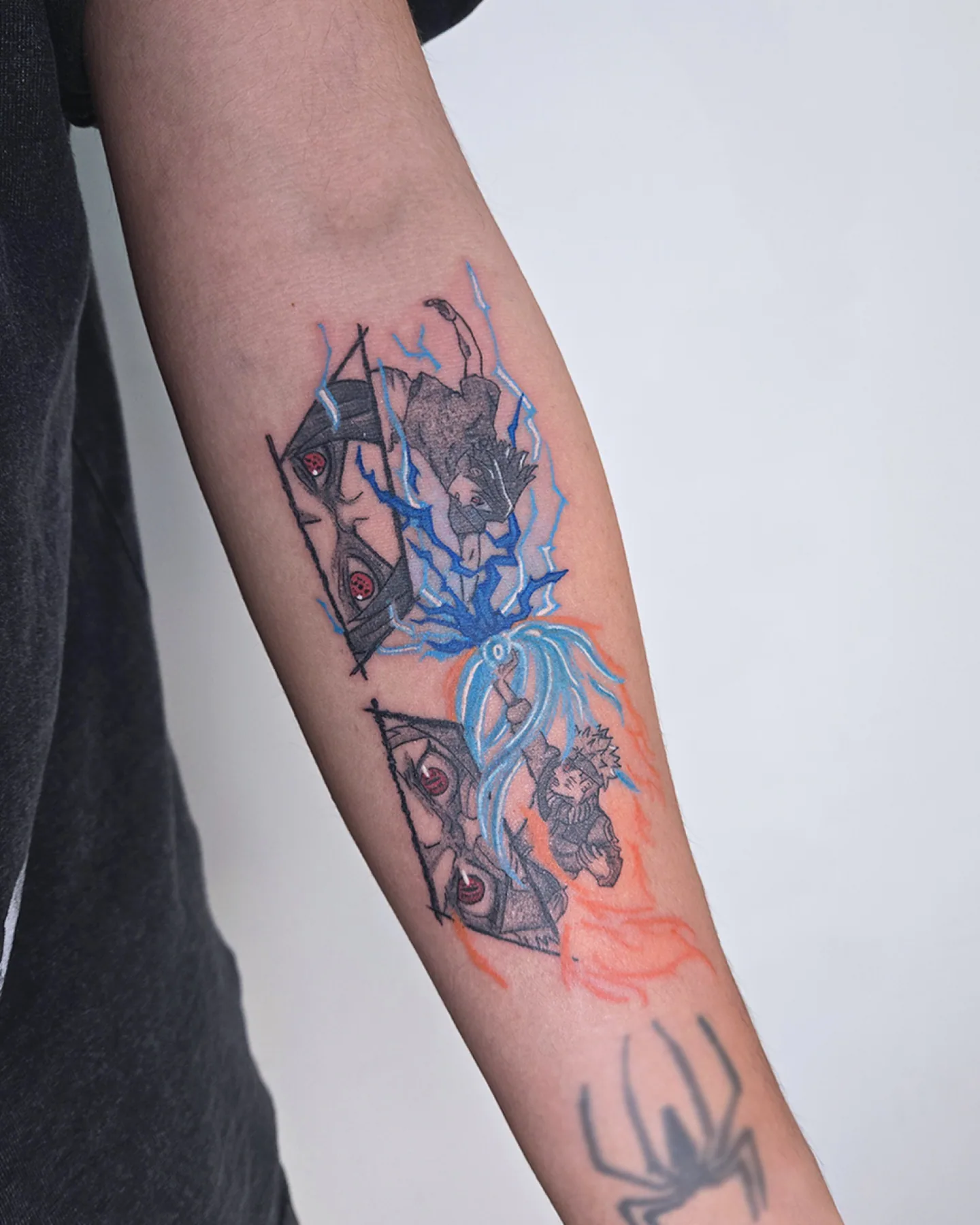 Anime panel and motion tattoo by LC